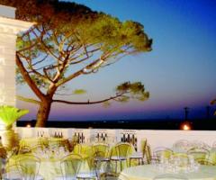 Terrazza con vista mare per il matrimonio a Polignano a Mare