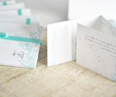 Partecipazioni di matrimonio tema mare