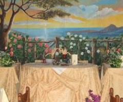 allestimento tavoli personalizzato