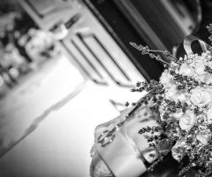 Foto in bianco e nero della cerimonia