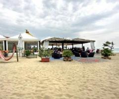 Ricevimento di nozze in riva al mare