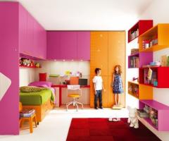 Cameretta per bambini colorata