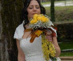 Bouquet sposa rose gialle