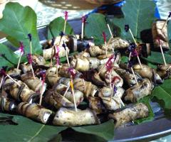 Finger food: bauletti di melanzane alla menta - I Tal Buffet di Marco Farè