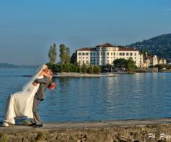 Shooting fotografico con vista sull'isola Bella