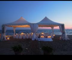 Ricevimento in riva al mare