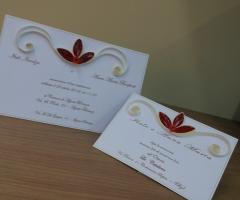 Le Creazioni di Carta - partecipazione e invito nozze a Monza e Brianza