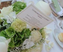Centrotavola per il ricevimento di matrimonio