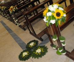 Girasoli per la chiesa