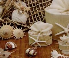 Sacchetti e bomboniere per il matrimonio - Linea Conchiglie