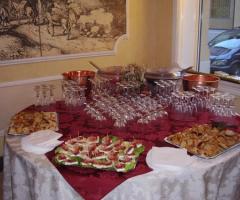 Allestimento tavolo buffet - Balilla Catering a Genova