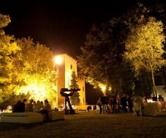 Il Castello di San Pietro di sera