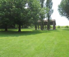 Il vasto parco che circonda la Villa