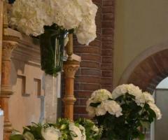 Addobbo floreale chiesa