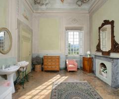 Interni della villa per il matrimonio