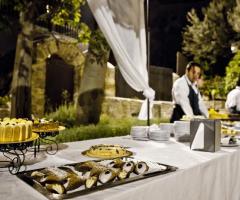 allestimento in giardino