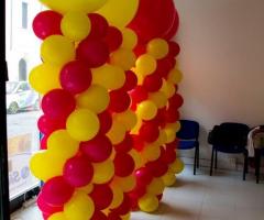 Colonne balloon ingresso sposi