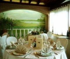 Sala per il buffet di nozze