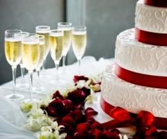 Particolare della torta nuziale