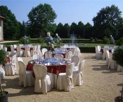 Tavoli per il ricevimento di matrimonio