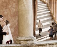 Foto del bacio degli sposi