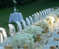 Tavolata per il matrimonio