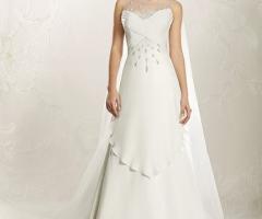 Abito da sposa con scollo a cuore intrecciato - Collezione Zaffiro Z12