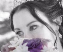 Sposa durante il giorno del suo matrimonio