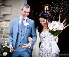 Scatti d'Amore - Uscita sposi, lancio del riso