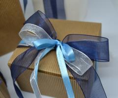 rossozafferano - Bomboniera blu e azzurro