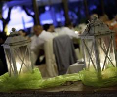 Dettagli per riscaldare l'atmosfera del matrimonio