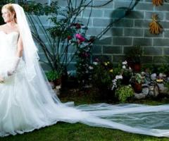 Sposa in giardino