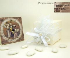 Bomboniere D'Arte - Orologio stile shabbi chic