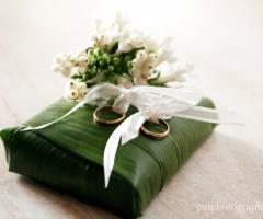 Porta fedi per gli sposi