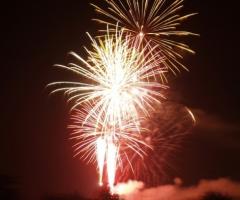 Giochi pirotecnici per il ricevimento di matrimonio