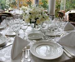 MIse en place elegante - Federica Portaro Wedding Planner