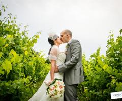 Foto sposi tra i vigneti - Qualcosa di Blu