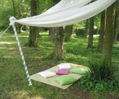 Allestimento per il ricevimento di matrimonio