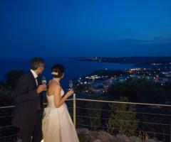 Cala dei Balcani - Gli sposi sulla terrazza