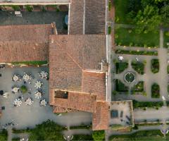 Vista aerea di Villa Scorzi