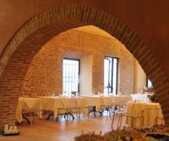 Sala interna per il ricevimento di matrimonio