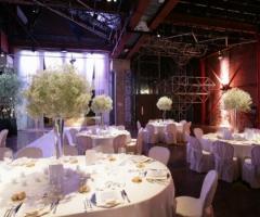 Allestimento per il ricevimento nuziale