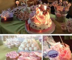 Dessert table battesimo