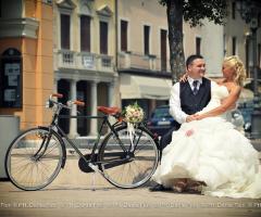 Gli sposi in bicicletta - Dante Fiori Fotografo