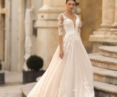 abiti cerimonia Bergamo sposa romantica Sposimmagine Atelier