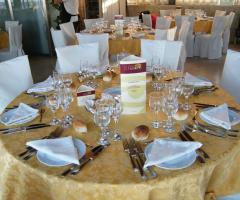 Sala interna presso il ristorante di matrimoni Ristorante il Faraone
