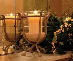 Allestimento per il ricevimento di nozze