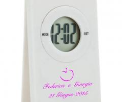 Visual Promotions - Segnaposto con orologio