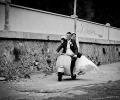 Scatti d'Amore - Sposi in vespa, Matrimonio Quercianella, Livorno
