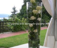 Addobbi floreali per la location di nozze